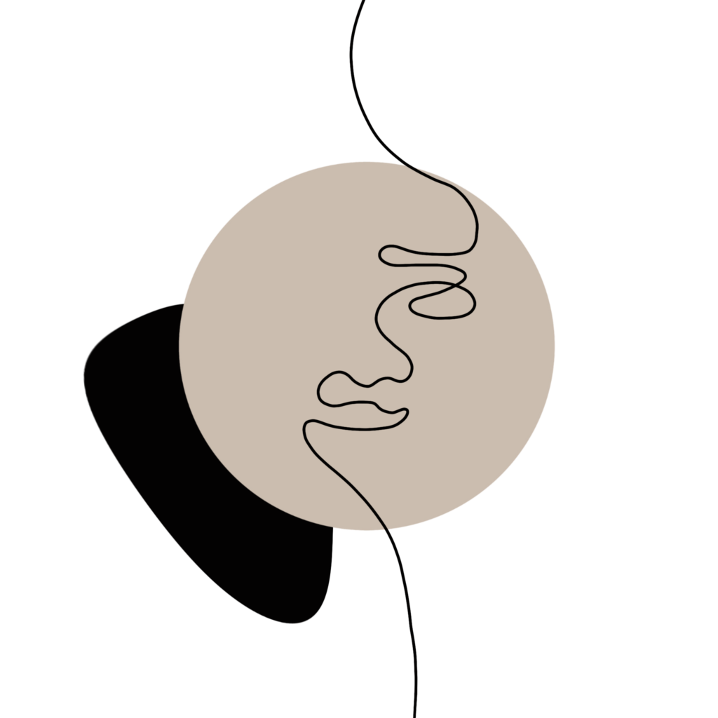 Gesicht Lineart